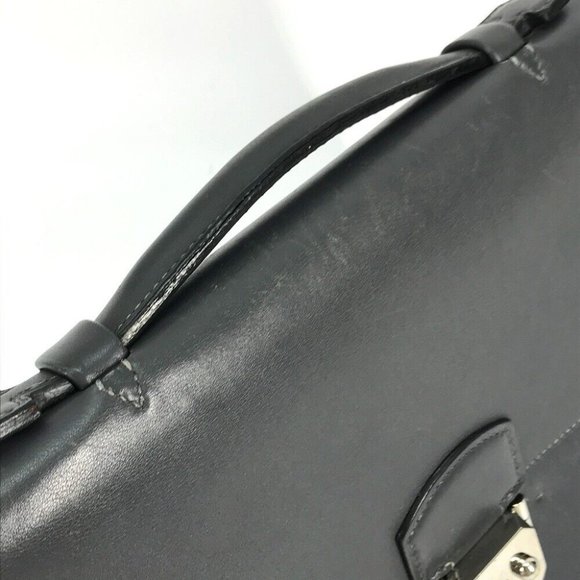 Authenticity Guarantee HERMES Sac Adeptech 27 Briefcase Hand Bag Business bag V - Picture 13 of 15